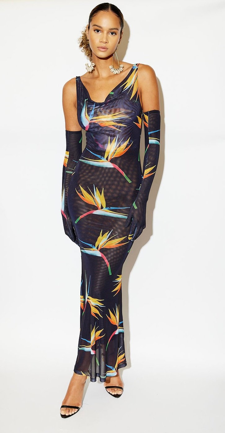 Birds of Paradise Fantasy Gown - Image 7